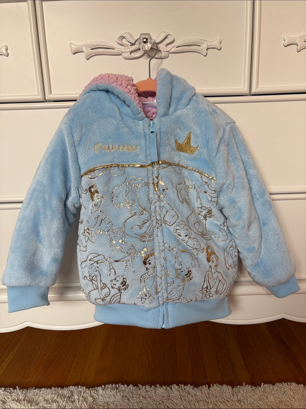 Disney Plush Princess Hooded Jacket